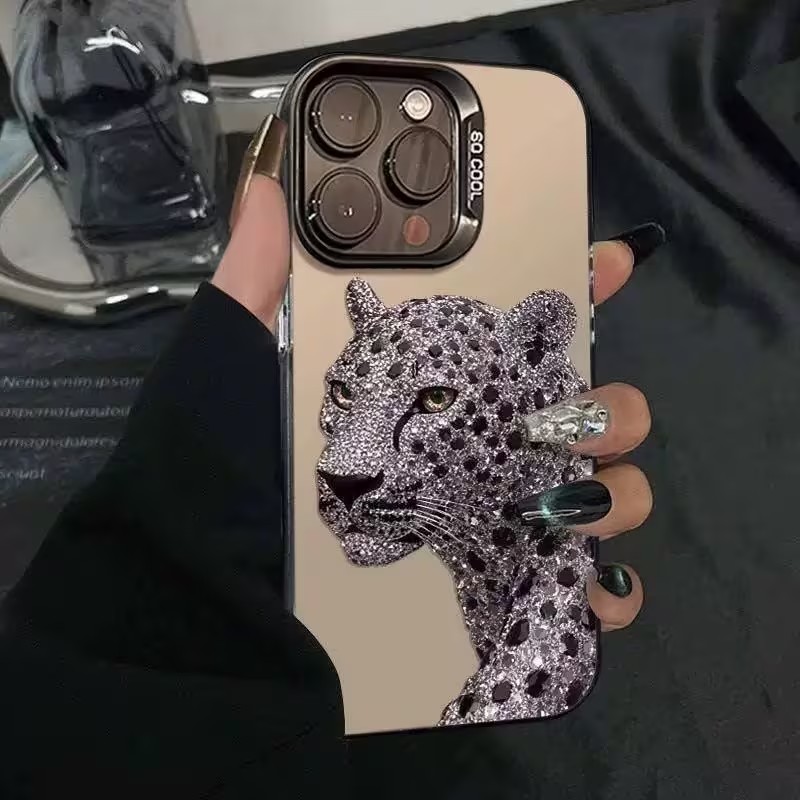 Apple Iphone 15 Pro Max - IMD Holographic Silver Phone Case For