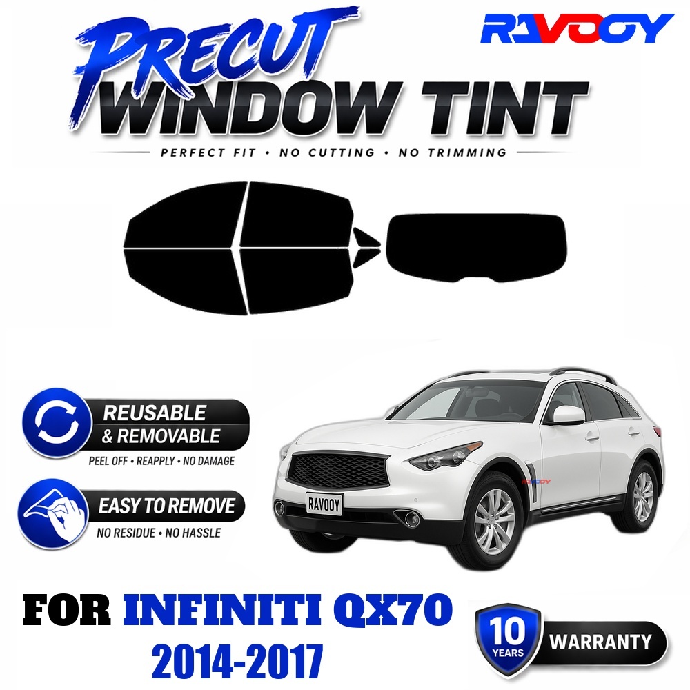 Air Bubble Remover - RAVOOY Precut Window Tint, Reusable Removable