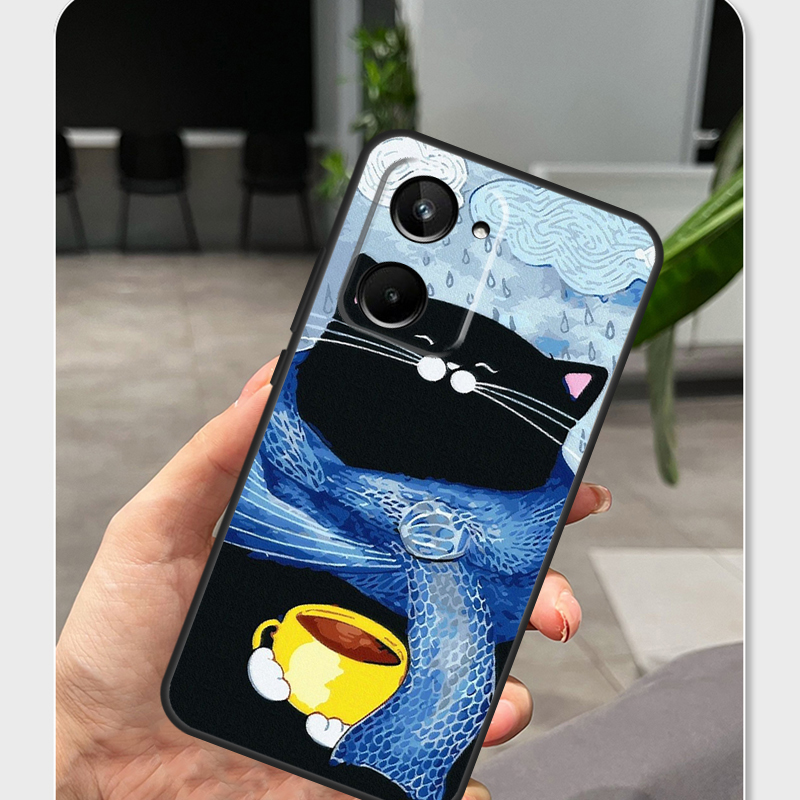 Cute Animal Cat Coffee For Rea - đánh giá và giá Realme C67