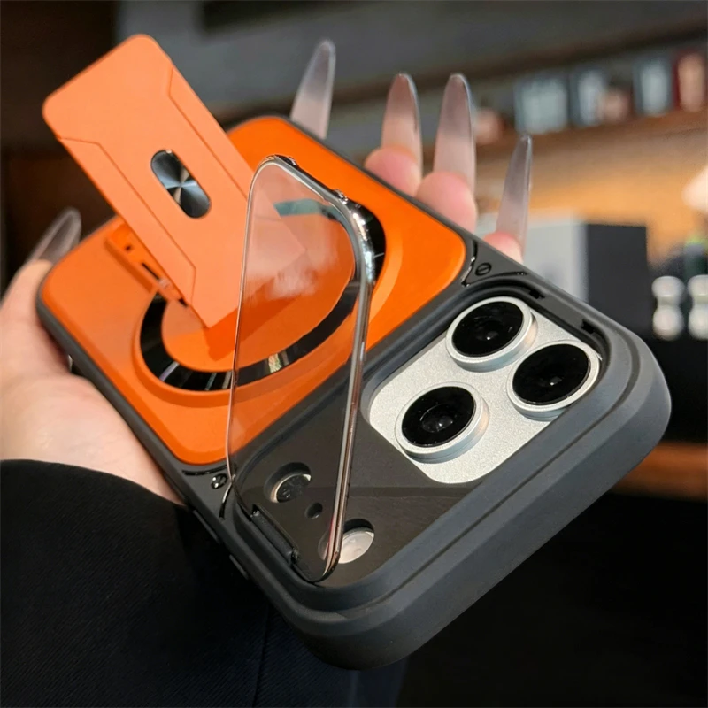 Fold Stand Magnetic Armor Case - đánh giá và giá Camera Lens Protector