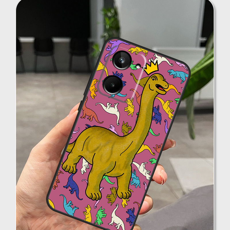 Dino King Floral Dinosaur For  - đánh giá và giá Realme C67