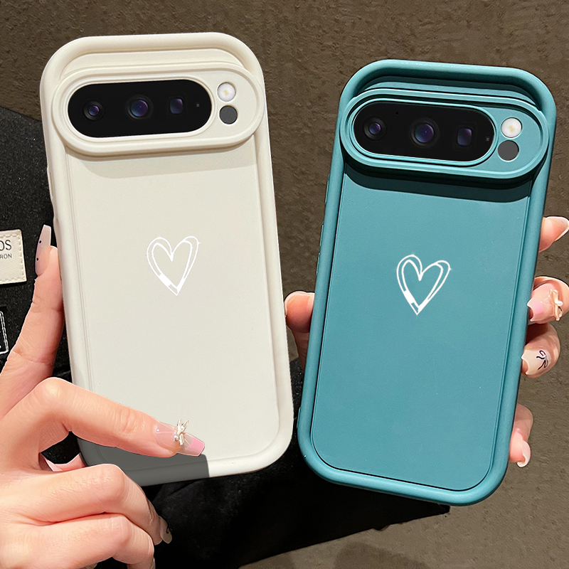 Simple Love Pattern Soft Case  - đánh giá và giá Google Pixel 8A