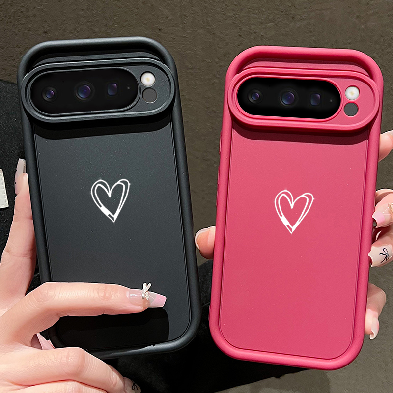 Simple Love Pattern Soft Case  - đánh giá và giá Google Pixel 8A