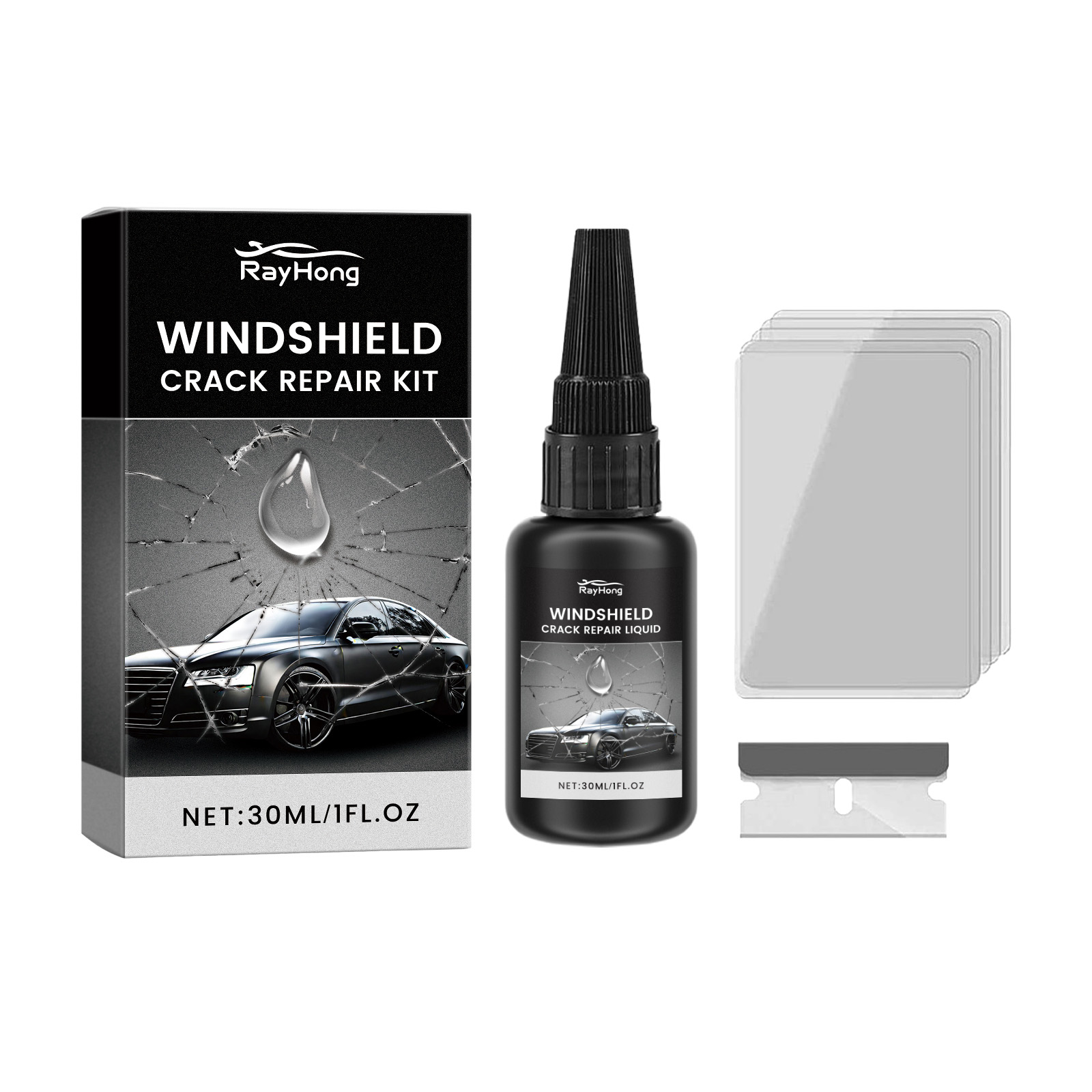 Windshield Repair Glue - Winds - đánh giá và giá Liquid Uv Glue Kit
