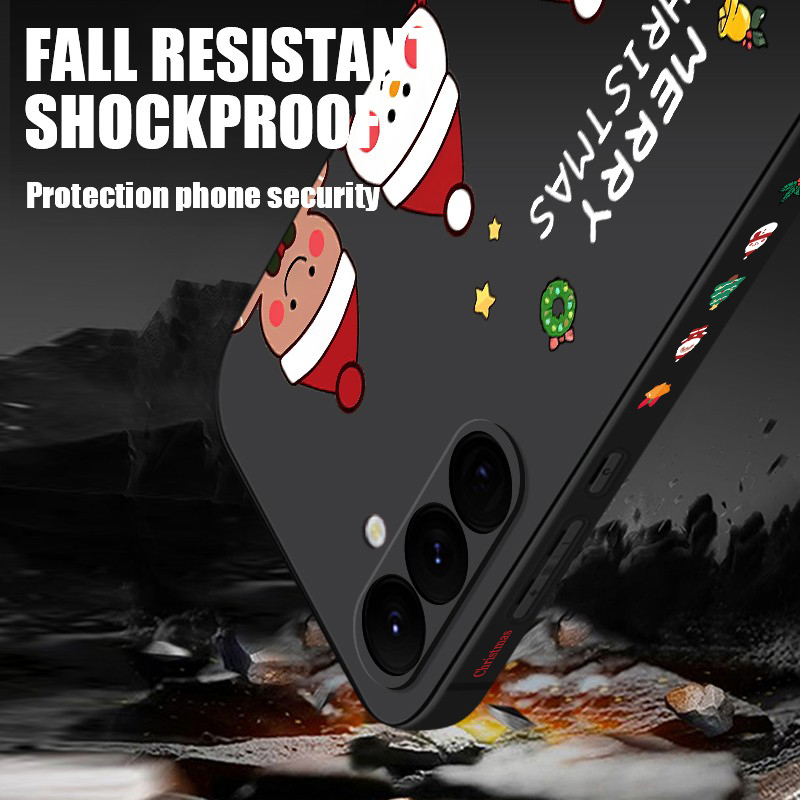 Christmas Snowman Print Phone  - đánh giá và giá Samsung Galaxy A55