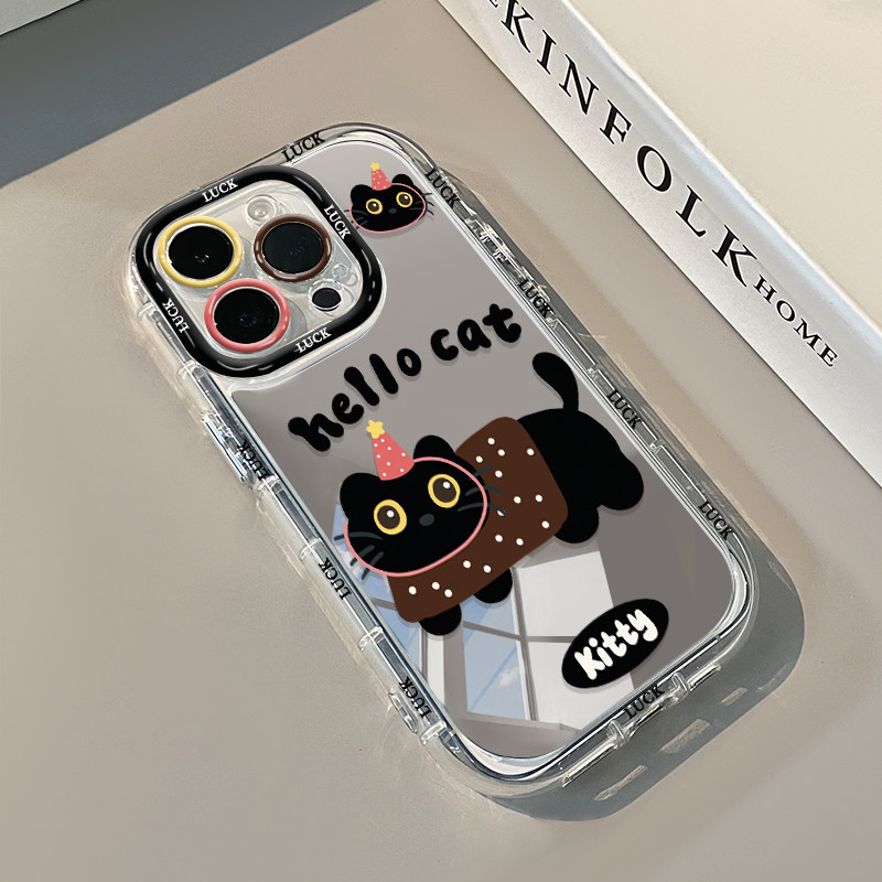 Korean Cute Funny Cat Air Cush - đánh giá và giá Apple Iphone 15 Pro Max